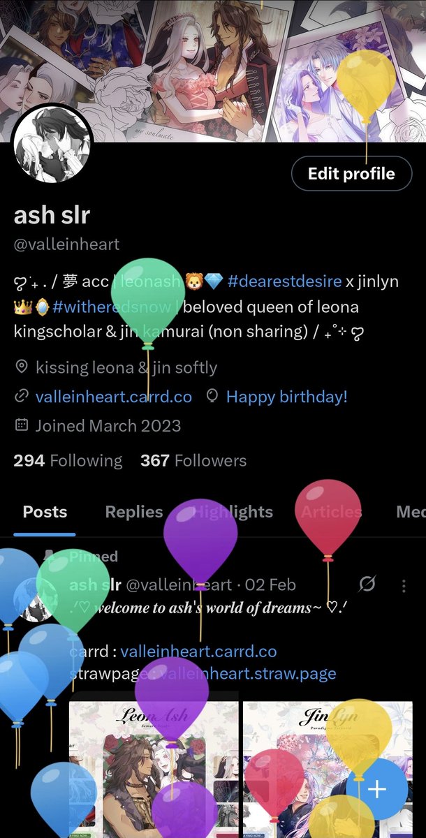 valleinheart's tweet photo. MORNINGG! IT'S MY BIRTHDAY HEHEHE🥹🖤 https://t.co/37ZCIUlfwX