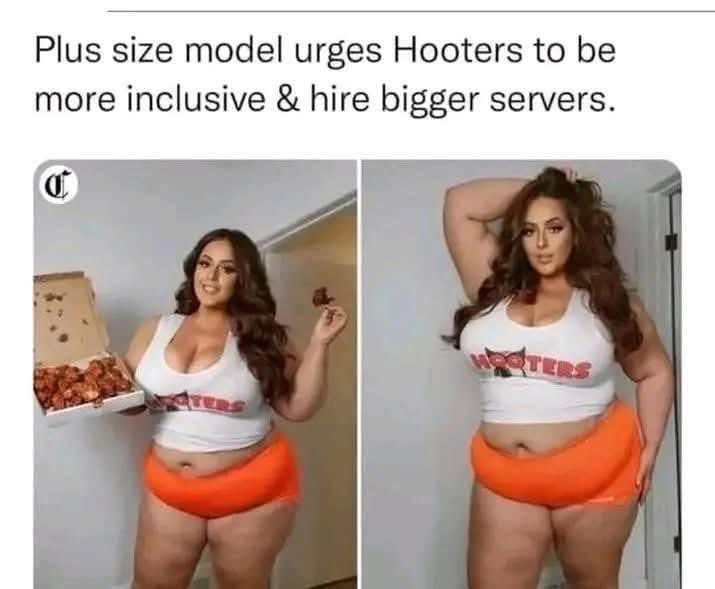 Hooters’ business model is discriminatory…

Deal with it.