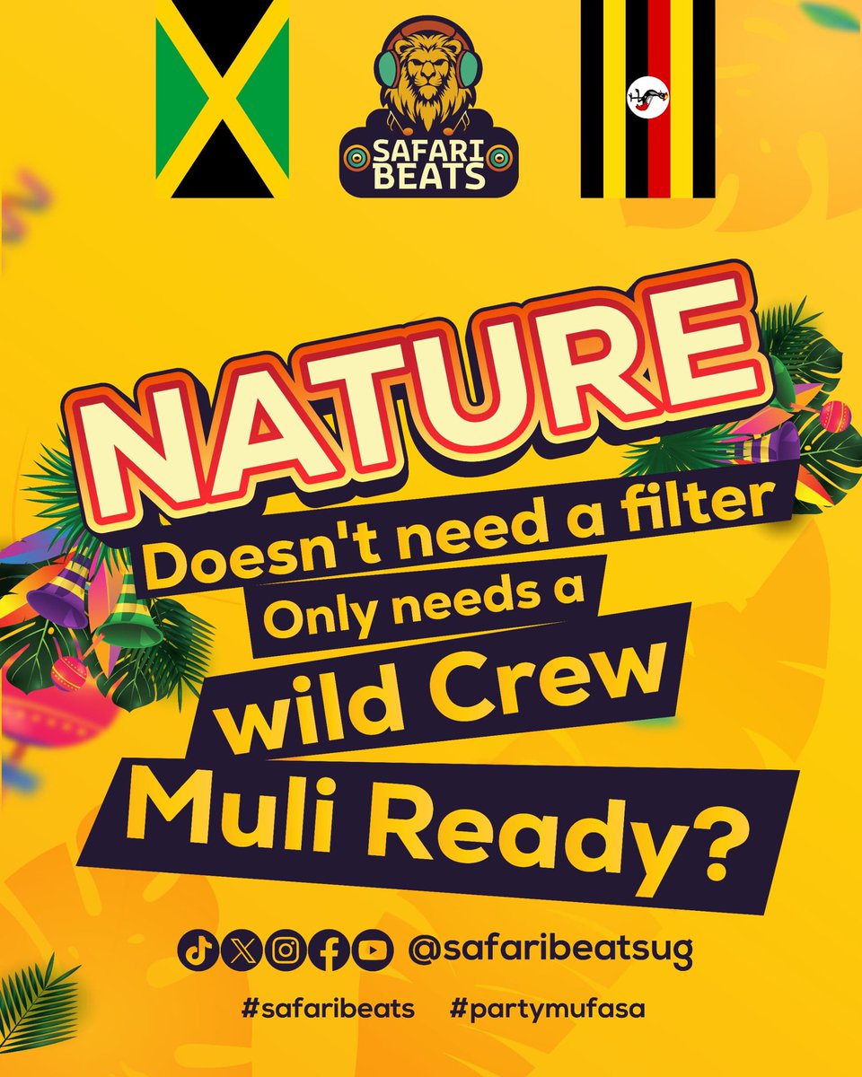 DJ BUSH BABY (@djbushbaby) on Twitter photo Nature called… we threw a party...
SOON!!!!!
#Safaribeats
#Partymufasa
<a href="/safaribeatsug/">Safari Beats</a>
<a href="/ChrisOwaVideo/">Chris Owa Video</a>
<a href="/JoshTheFixer/">Josh Mwesigwa</a>
<a href="/wazodazo/">Wazo Dazo</a> Nature called… we threw a party...
SOON!!!!!
#Safaribeats
#Partymufasa
<a href="/safaribeatsug/">Safari Beats</a>
<a href="/ChrisOwaVideo/">Chris Owa Video</a>
<a href="/JoshTheFixer/">Josh Mwesigwa</a>
<a href="/wazodazo/">Wazo Dazo</a>