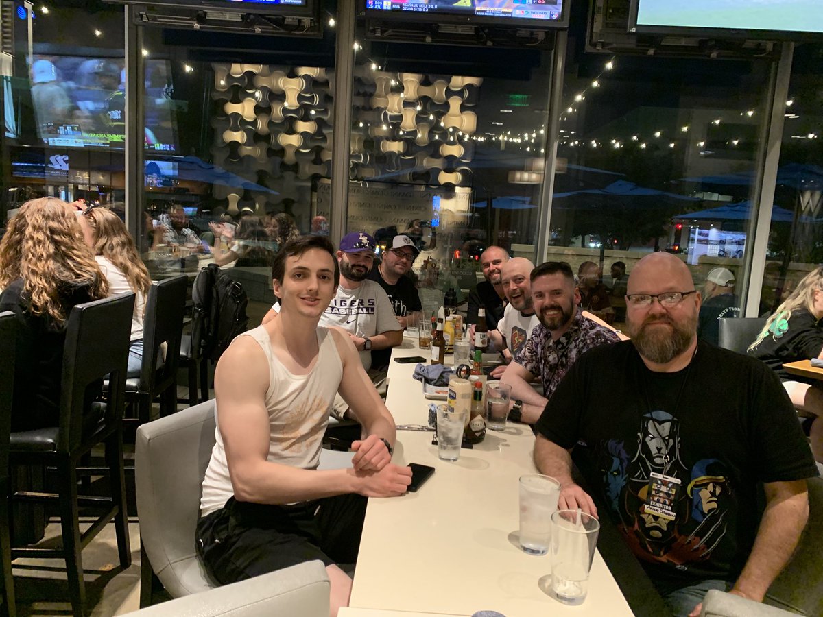 Eric O’Sullivan, aka Reverend Sully🙏🏻🇺🇸🕉😉 (@revsully) on Twitter photo Dallas FanExpo 2025
Dinner with the Comics Aficionados
<a href="/Aaron_Sparrow/">Aaron Sparrow™ at Dallas Fan Expo, AA AP03!</a> <a href="/ComicsEliteCE/">ComicsElite</a> <a href="/The_RCBG/">Dylan</a> <a href="/CajunCorey88/">Cajun Corey</a> <a href="/JoshuaLMcDonald/">Joshua McDonald</a> <a href="/MaxPriestley/">Maxfield Von Priestley</a> Dallas FanExpo 2025
Dinner with the Comics Aficionados
<a href="/Aaron_Sparrow/">Aaron Sparrow™ at Dallas Fan Expo, AA AP03!</a> <a href="/ComicsEliteCE/">ComicsElite</a> <a href="/The_RCBG/">Dylan</a> <a href="/CajunCorey88/">Cajun Corey</a> <a href="/JoshuaLMcDonald/">Joshua McDonald</a> <a href="/MaxPriestley/">Maxfield Von Priestley</a>