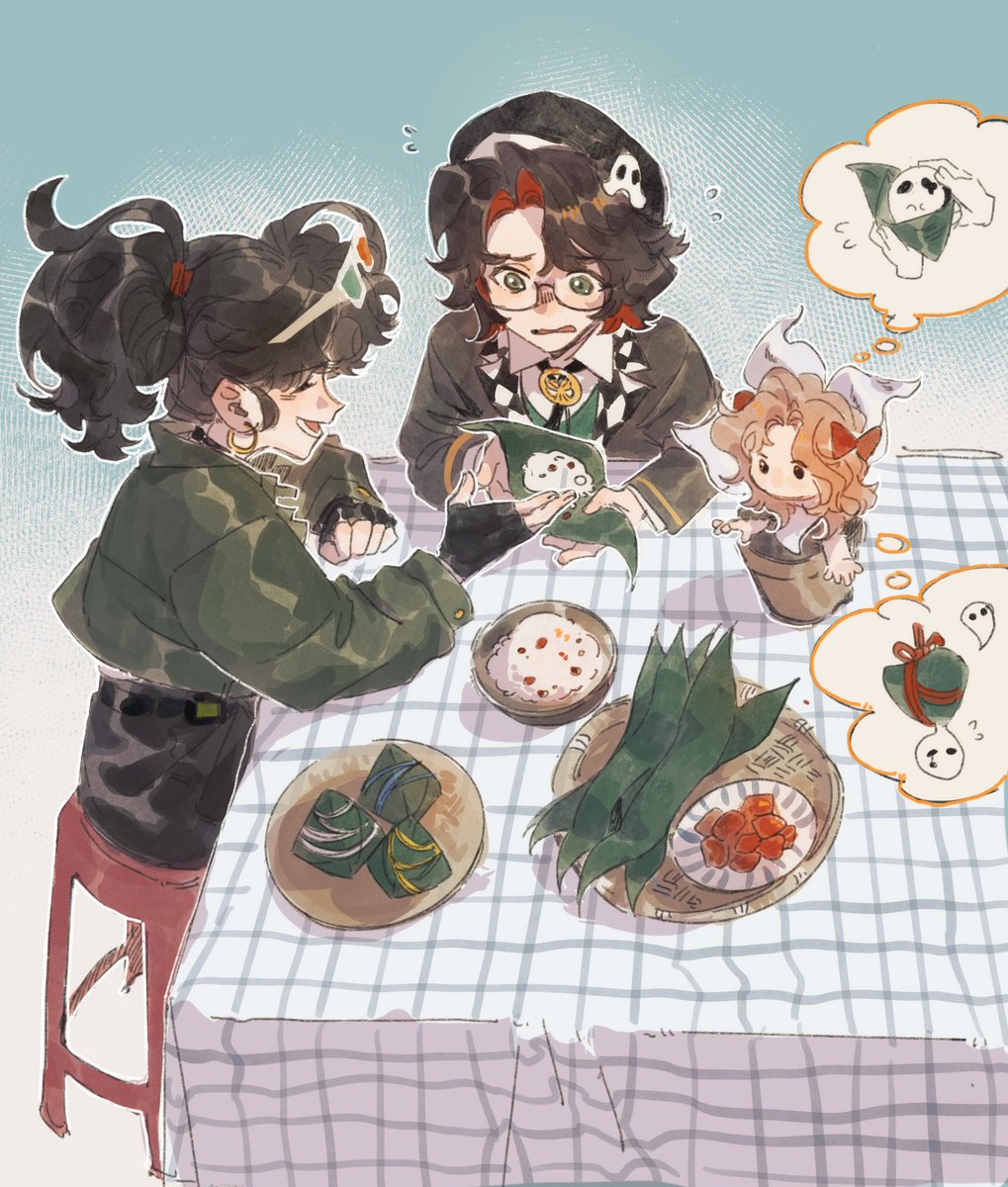 Mead_Vilya's tweet image. 端午節！️ #Reverse1999 #リバース1999 #東九龍組 #Anyain