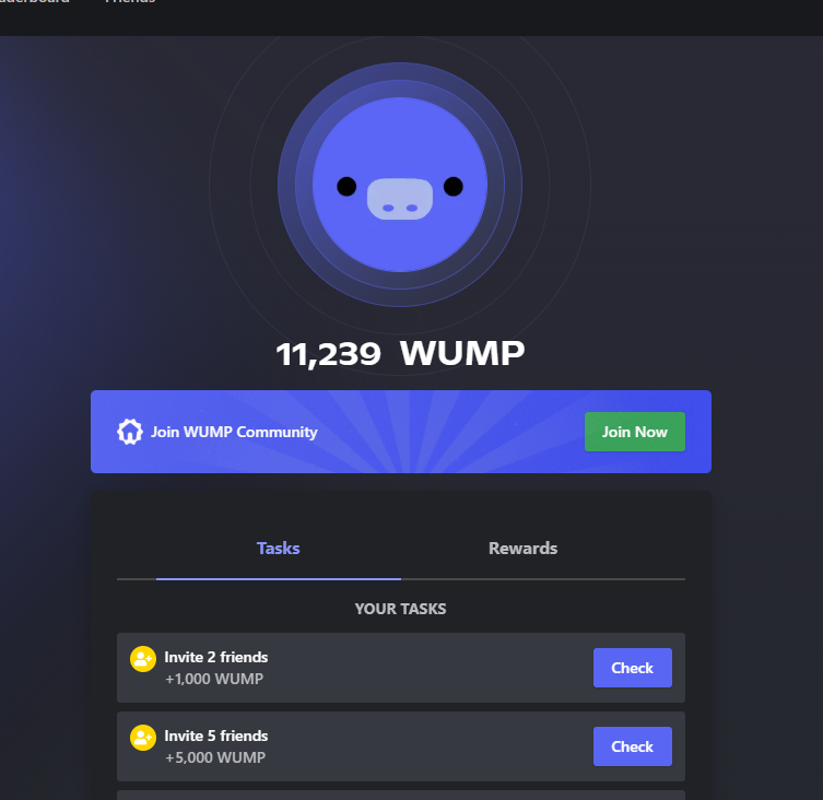 CHECK YOUR WUMP GUYS!! 
wump.xyz/join?ref=93480…