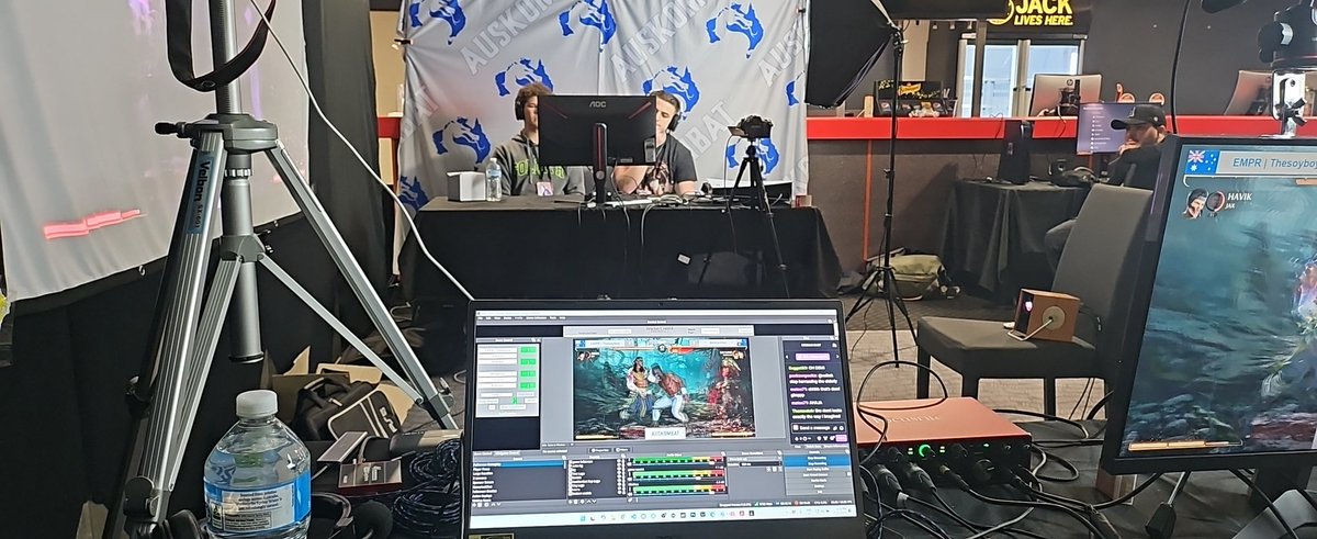 We are live!!

Catch you on the other side of BAM15

Twitch.tv/auskombat