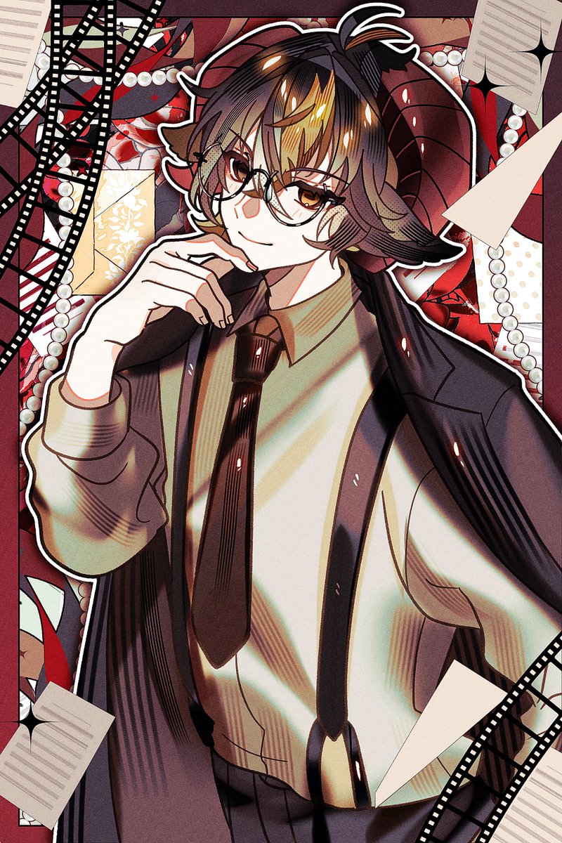 It's been a while... allow me to re-introduce myself! 

Howdy gangalang! My name is Saffrons, a detective sheep vtuber 🔎🐑 

I primarily use a 3D model and stream on Twitch!

Shitposting and solving mysteries are some of our favorite things to do. Glad to meetcha!|