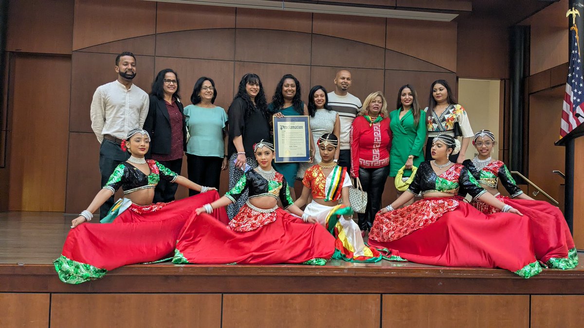 dmsquickfix's tweet photo. We had an amazing time visiting Queens Borough Hall for the Annual Guyana Independence Day Celebration hosted by Queens Borough President Donovan Richards. The performances were beautiful, and the awards ceremony for the pioneers in Guyanese Culture was wonderful! #guyanaindependence #OneGuyana #nyc #queensny  #guyanaindependenceday #Guyana