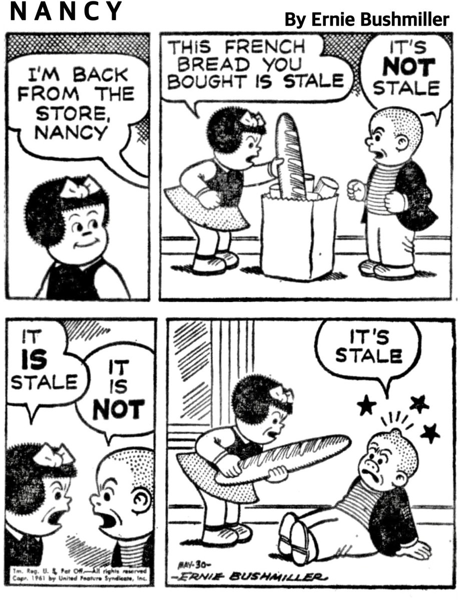 Nancy By Ernie Bushmiller 
May 30,1961