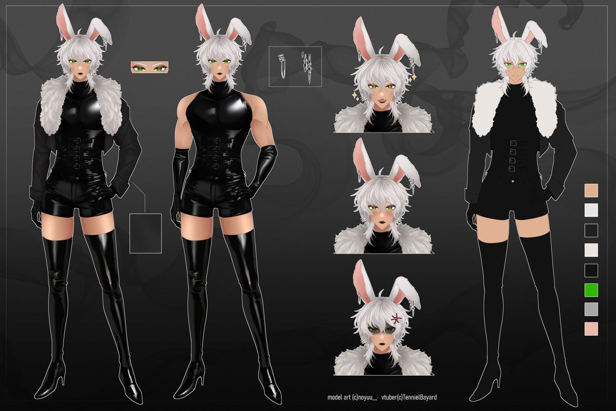 TennielBayard's tweet photo. ⛓️I'm Your Guide to the Afterlife! Tenniel Bayard⛓️
I'm a white rabbit grim reaper who guides souls to the afterlife! I hope to see you in Wonderland soon!
General: #TennielBayard
Art: #TenniArt
Memes: #TenHeeHee
Clips: #TenniClips
NSFW: #TenNSFW
------------------------
Model Artist: @noyuu__
Rigger: @khazubii
------------------------