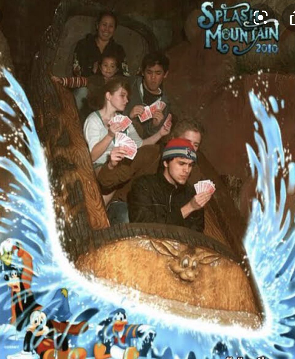 海外のスプラッシュ・マウンテン記念写真シリーズ