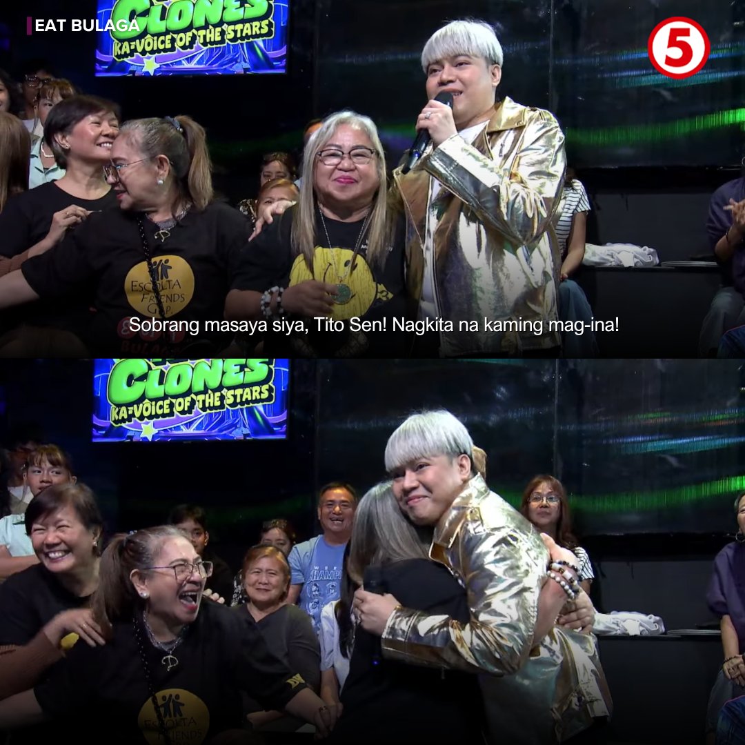 Nagkakaroon ng reunion ang Dabarkads sa Eat Bulaga! 😝

#EatBulagaTV5 #TVJonTV5
WEEKDAYS | 12NN
SATURDAYS | 11:30AM
#HaponChampionTV5