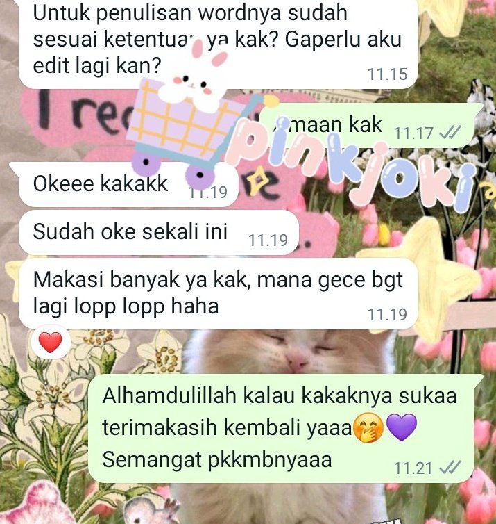 Pinkjoki | joki tugas testi 1000+🐚 tweet media