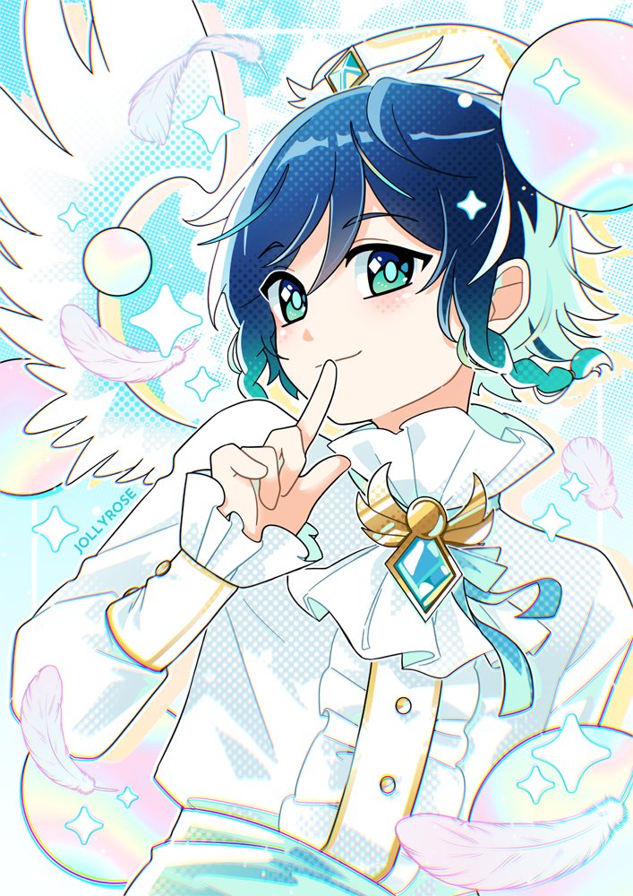 Angelic Bard Venti ✨🤍
Print available at Dokomi!