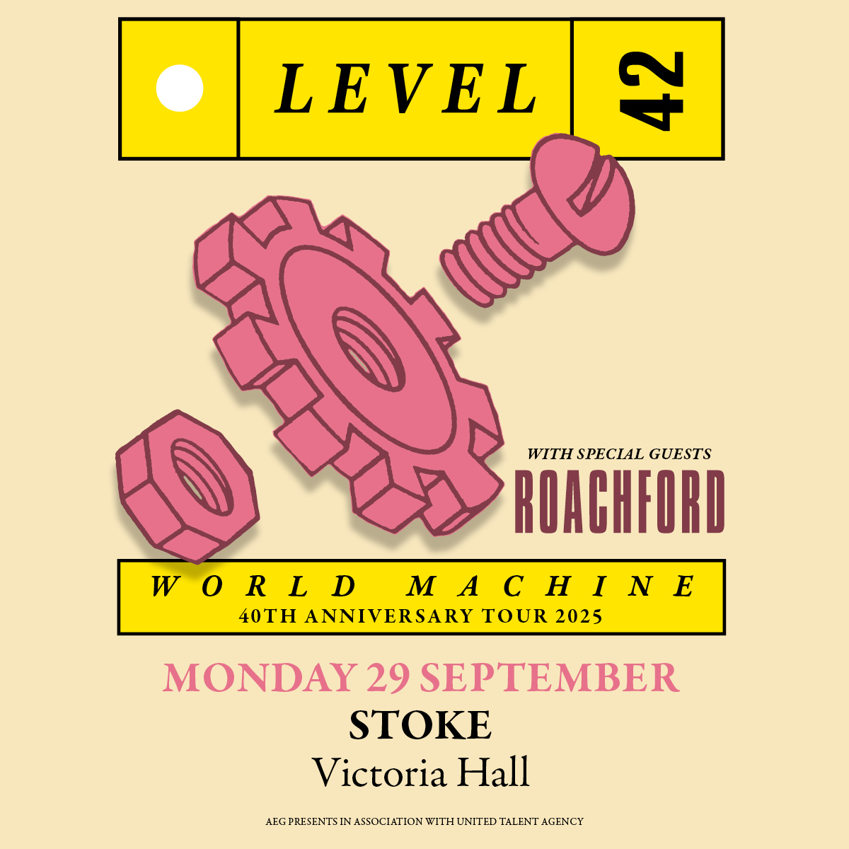 Celebrate 40 years of Level 42's World Machine album when the band return to the Victoria Hall in September!

Tickets are selling fast, grab your tickets before it's too late ⏰ 

📆 Mon 29 Sep
🎟️ atgtix.co/3H2slEe