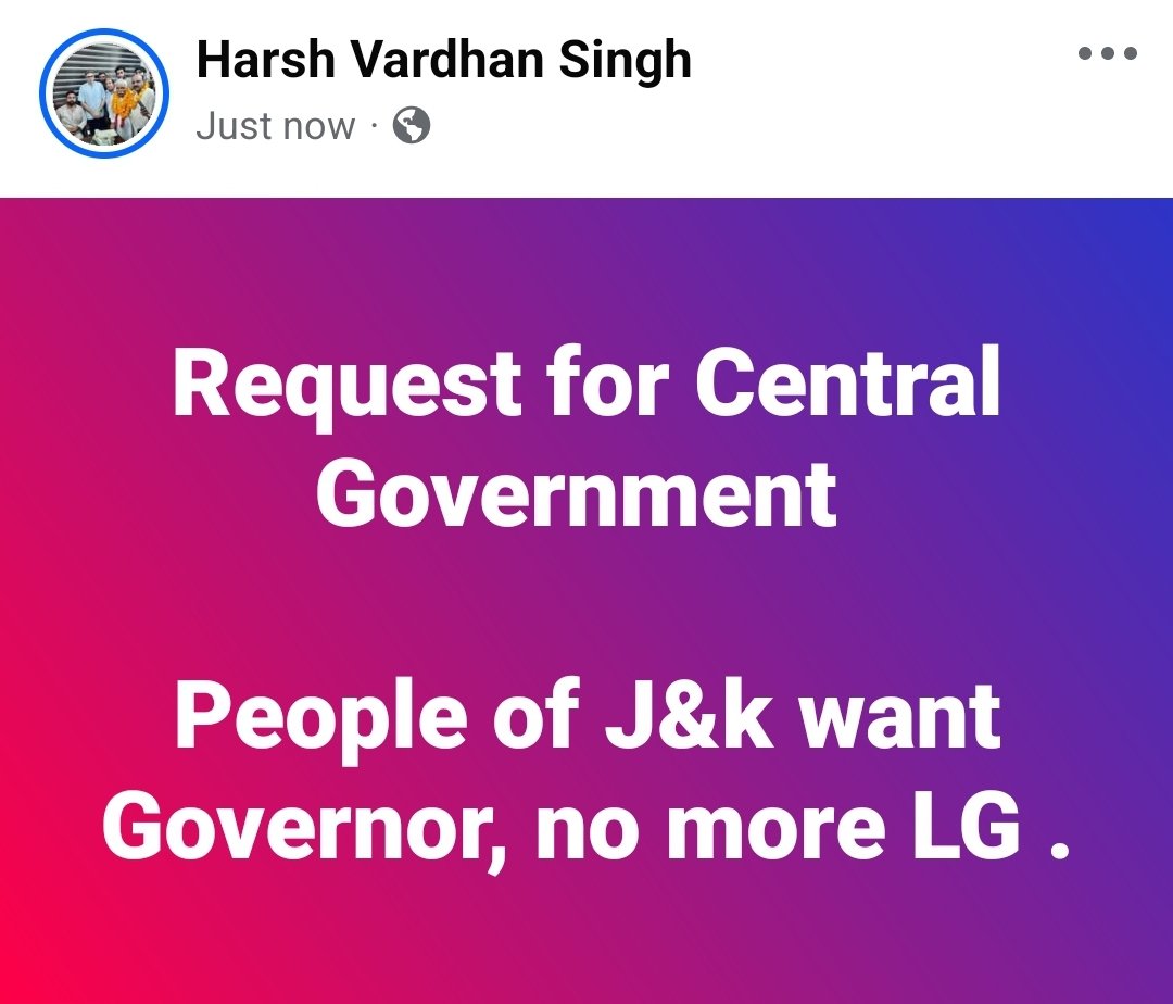 Harsh Vardhan Singh (@harshvardhannc) on Twitter photo 
