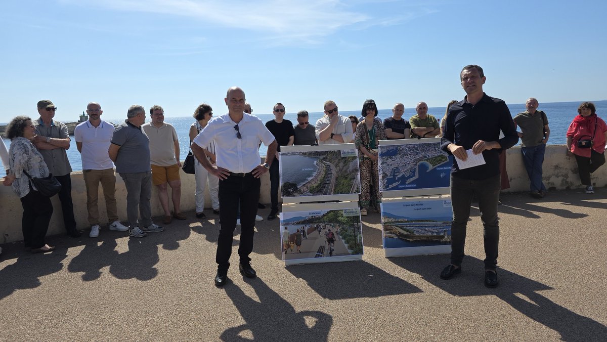 Julien Morganti propose de transformer l'actuel port de commerce de Bastia en grand parc façon Central Park, autrement dit de gagner du terrain sur la mer.