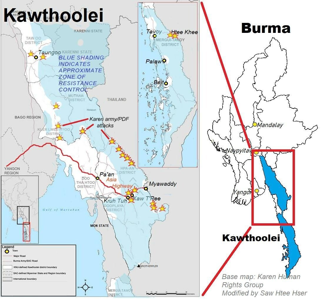 Sudden Advances of the Karen National Liberation Army (KNLA) in early 2025  ift.tt/DZud6Yb