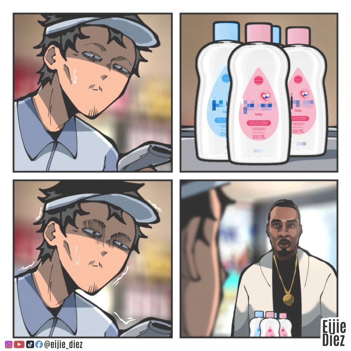 eijie_nutz's tweet image. Diddy oil