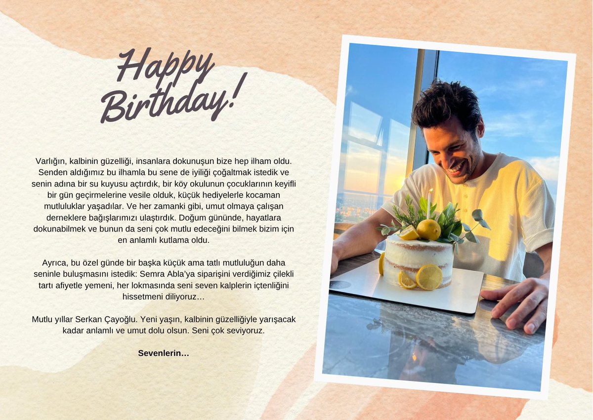 Serkan Çayoğlu Etkinlik tweet media