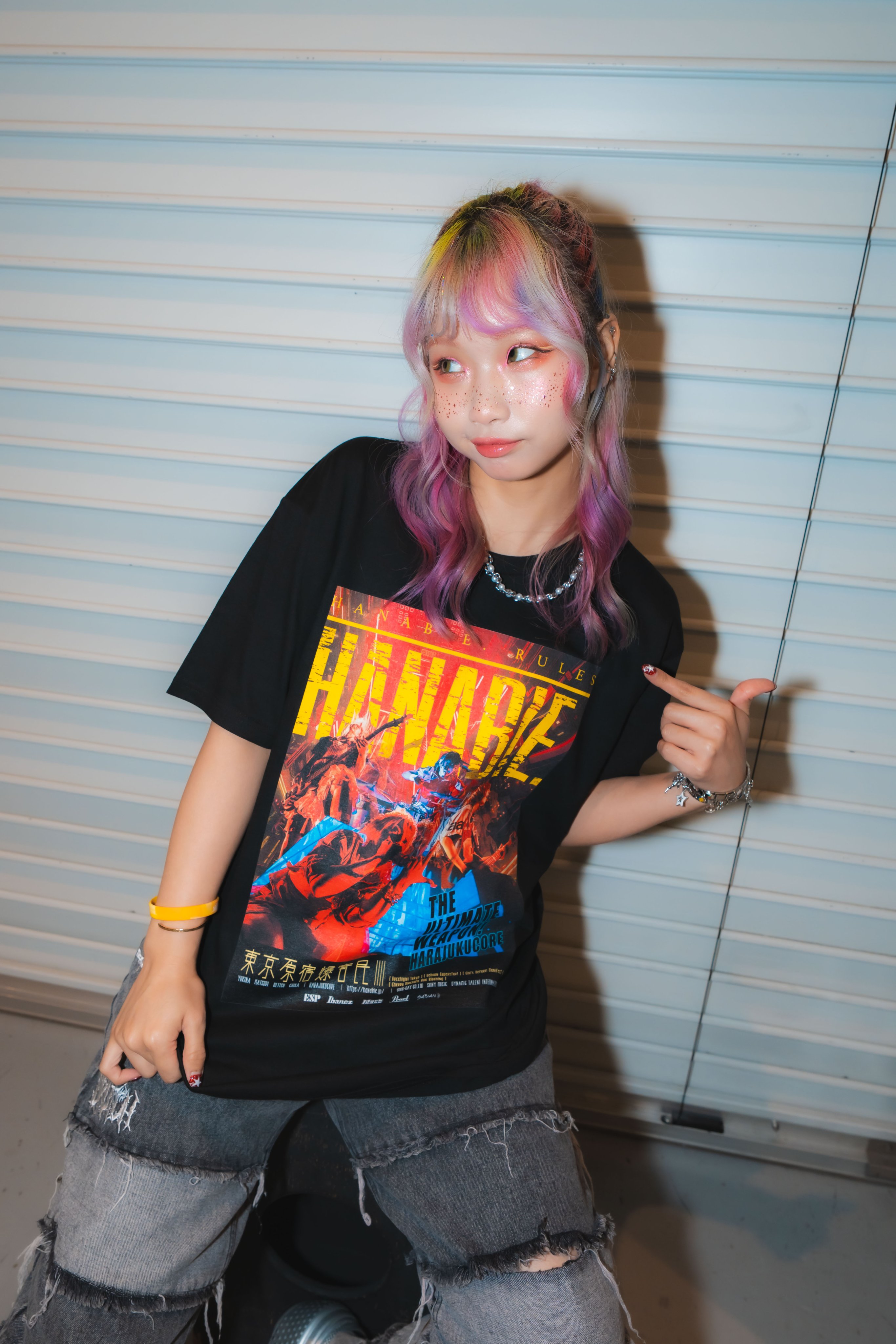 花冷え。HANABIE 最新ツアー Tシャツ 新品 未開封 Lサイズ