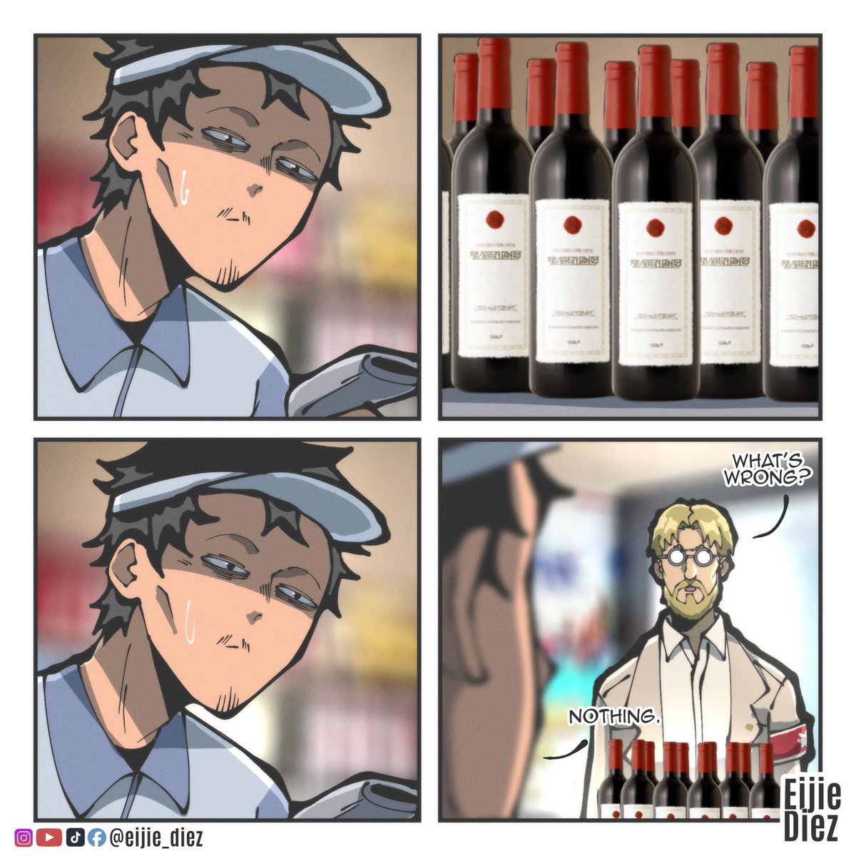 eijie_nutz's tweet image. Marleyan wine 
Flavor: Zeke&apos;s spinal fluid
#Aot #AttackOnTitan #attackontitanmeme #meme #zekeJaeger