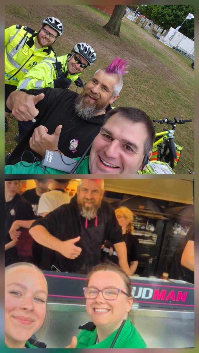 SJASuffolkyouth (@sjasuffolkyouth) on Twitter photo Over the last week we have had 30 cadets and 4 badgers attending the <a href="/SuffolkShow/">Suffolk Show</a> providing medical cover in their community. They were then joined by 17 badgers and 2 cadets for the end of show VE80 parade. They even got to meet spudman. Over the last week we have had 30 cadets and 4 badgers attending the <a href="/SuffolkShow/">Suffolk Show</a> providing medical cover in their community. They were then joined by 17 badgers and 2 cadets for the end of show VE80 parade. They even got to meet spudman.