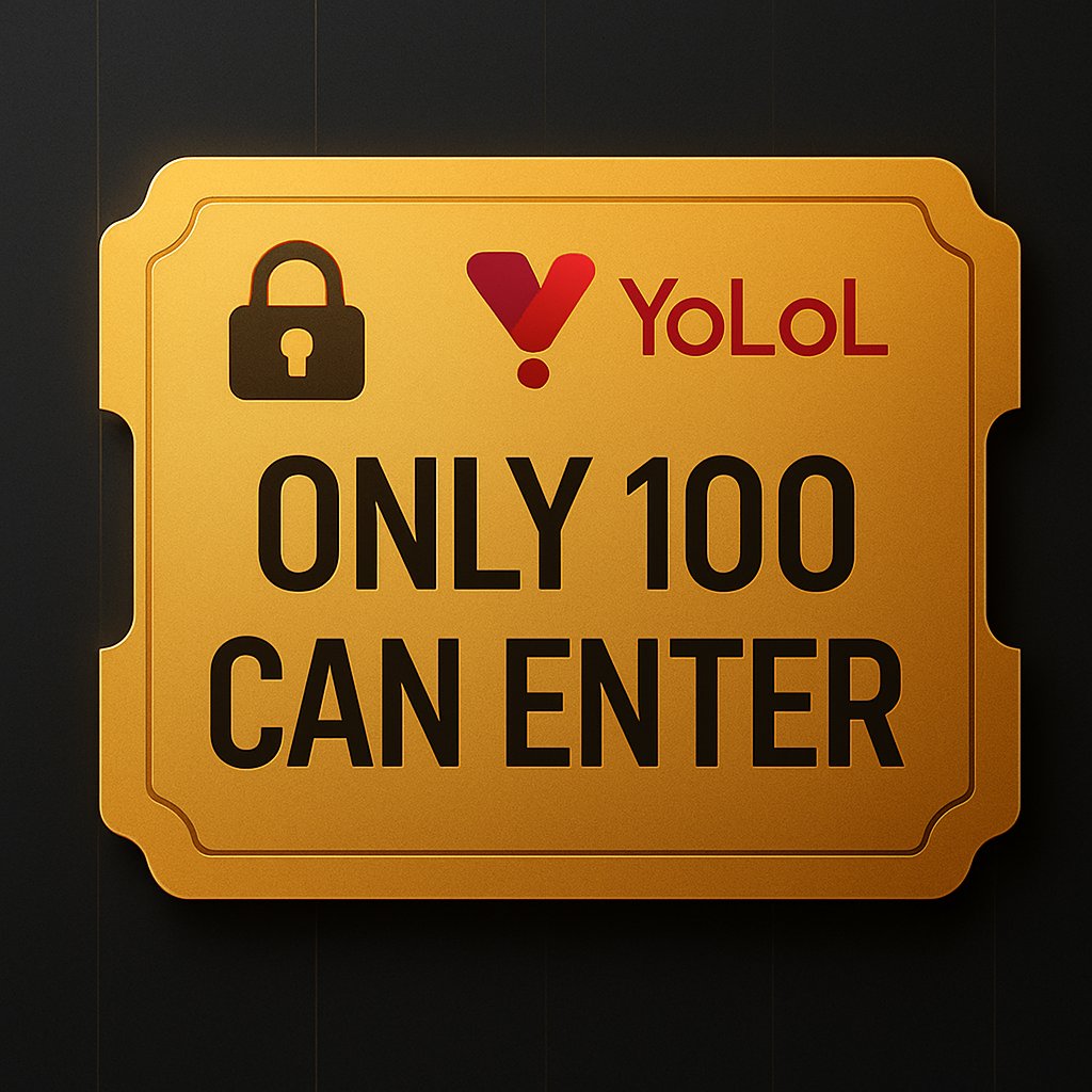 yolol_io's tweet photo. ๐We believe in rewarding the early.
๐ฅWhen it drops, only 100 will get the first bite.
If you see this tweet, youโre already closer than most.
#Whitelisted #YoLoL #presale #RWA #PayloaderFi ๐ก https://t.co/vm74jtM9Wg