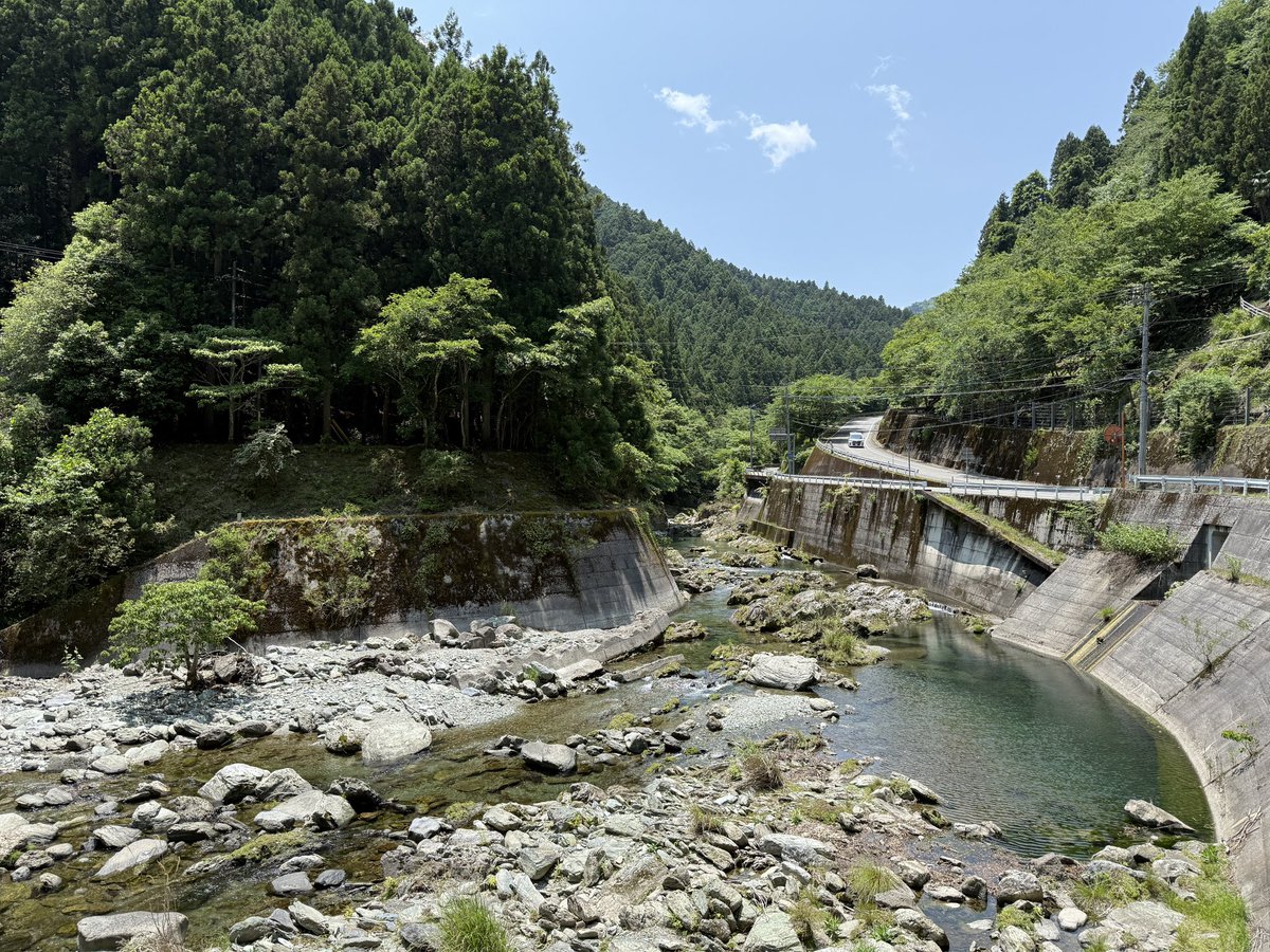 風が強かったけど、よいツーリング日和だった😃