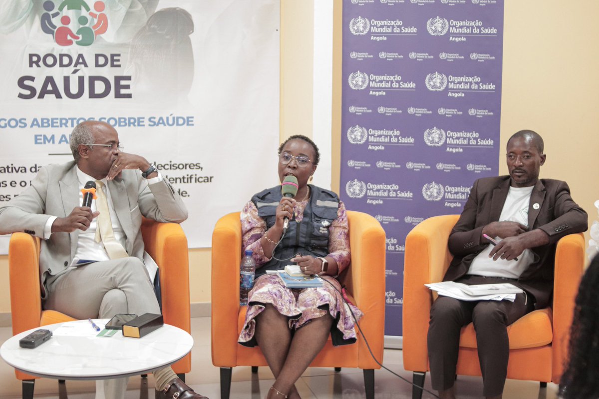 Today, WHO and UPRA held the 1st edition of the #HealthTalkCircle, under the theme: “Celebrating the Heroes of Nursing and Their Role in Reducing Maternal and Neonatal Mortality.”

📺 Watch it here: facebook.com/share/v/16kKi9…

#WHOAngola #PublicHealth #NursesDay
