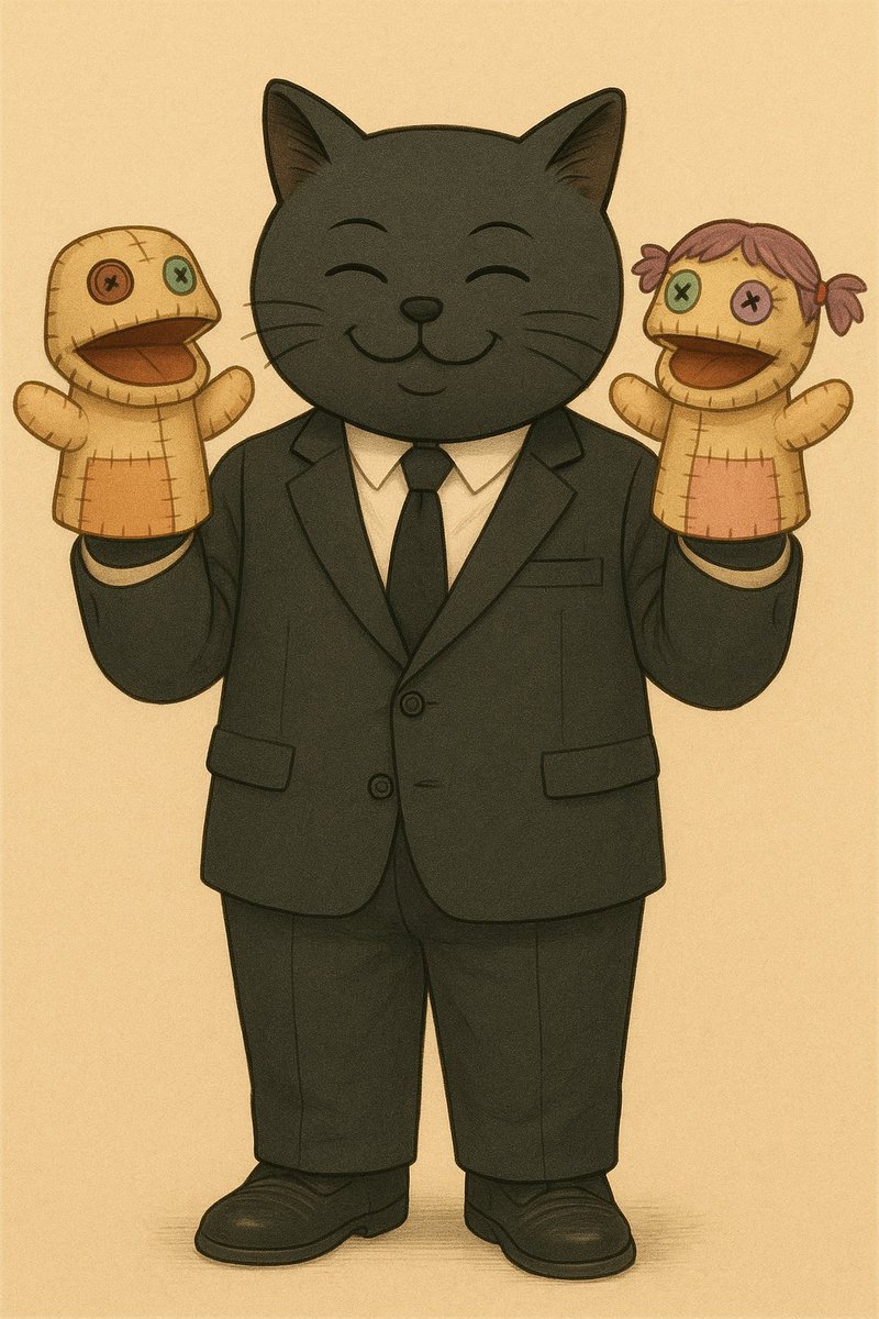 「「このRootportって人、なぜいつもお人形遊びをしているの?」 「それはね、」|Rootport💰🍹🍑のイラスト