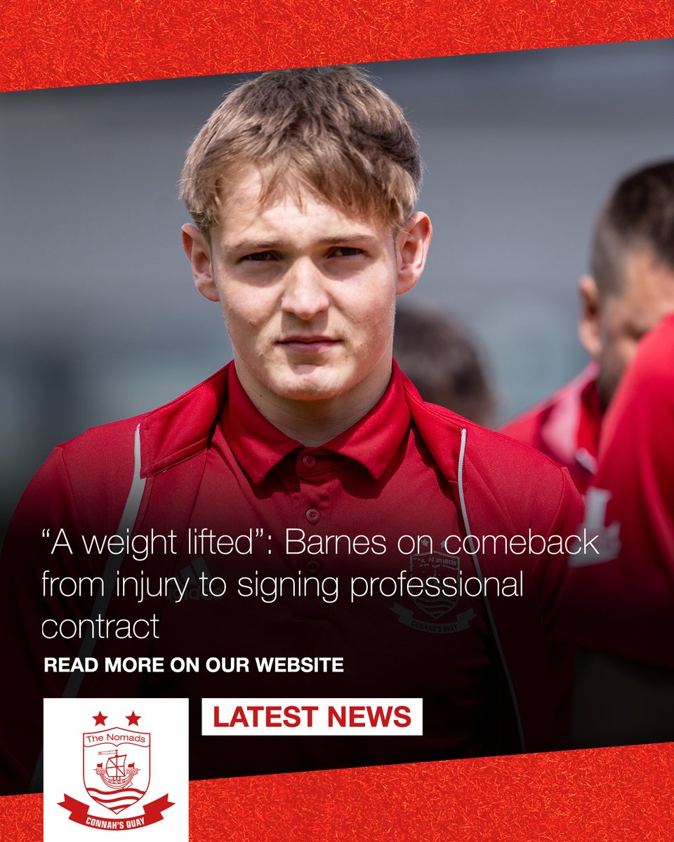 🗣️

"A weight lifted": <a href="/Bradbarnes37/">Brad</a>  on comeback from injury to signing professional contract

the-nomads.co.uk/news/2025-05-3…