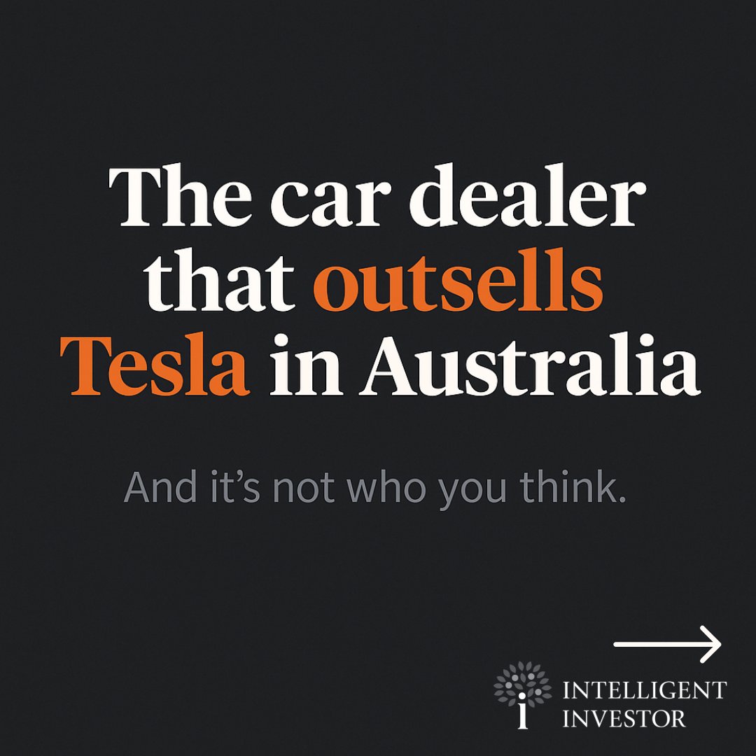 value_investing's tweet image. BYD now outsells Tesla 6-to-1 in Australia.
And Eagers — the country’s biggest car dealer — just secured another 10-year deal to sell them.
Our latest stock review breaks it down.
Read it with a 15-day free trial:
🔗 bit.ly/4dL2Jbi
#Investing #StockMarket #EVs #ASX…