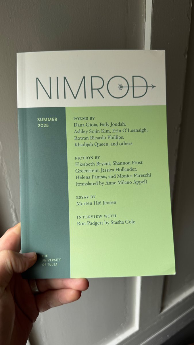 Niall Campbell (@niallcpoetry) on Twitter photo Congrats to <a href="/BorisDralyuk/">Boris Dralyuk</a> and all involved with the new issue of Nimrod. A terrific issue. Congrats to <a href="/BorisDralyuk/">Boris Dralyuk</a> and all involved with the new issue of Nimrod. A terrific issue.