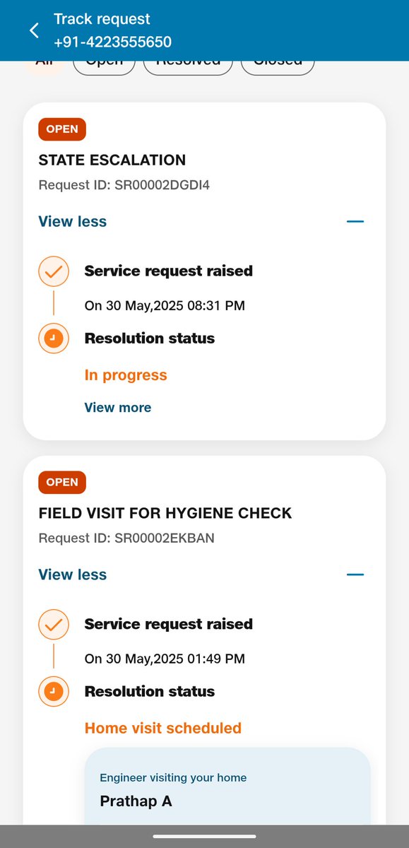 hariharanms95's tweet photo. @JioCare u have worst  customer care this is my second tweet it's been two days no wifi not resolved anything till now no one came or called https://t.co/wKVgOZBgNO