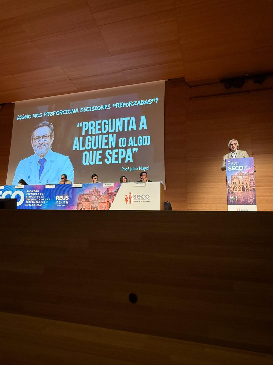 Jose M. Balibrea MD, PhD, FACS (@balibreajose) on Twitter photo ¿Quién dijo FOMO?
A veces, cuando necesito tomar decisiones reforzadas acudo a <a href="/juliomayol/">Julio Mayol</a>… es uno de mis LLMs preferidos 😎 #IA
Muchas gracias a <a href="/obesidadSECO/">SECO - Sociedad Española de Cirugía de la Obesidad</a> por su amable invitación para representar a <a href="/hgermanstrias/">Hosp. Germans Trias</a> y compartir mesa nada menos que con <a href="/smoralesconde/">Salvador Morales Conde</a> y ¿Quién dijo FOMO?
A veces, cuando necesito tomar decisiones reforzadas acudo a <a href="/juliomayol/">Julio Mayol</a>… es uno de mis LLMs preferidos 😎 #IA
Muchas gracias a <a href="/obesidadSECO/">SECO - Sociedad Española de Cirugía de la Obesidad</a> por su amable invitación para representar a <a href="/hgermanstrias/">Hosp. Germans Trias</a> y compartir mesa nada menos que con <a href="/smoralesconde/">Salvador Morales Conde</a> y