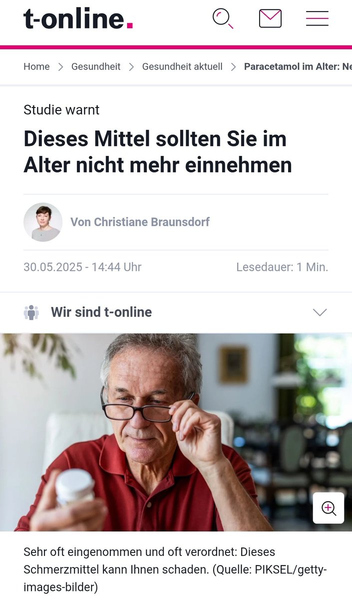 "Die Autoren der Studie kommen zu einem klaren Schluss: Paracetamol sollte nicht länger routinemäßig als Mittel der ersten Wahl bei chronischen Schmerzen im Alter eingesetzt werden."

In den USA sind die Senioren die am schnellsten wachsende #Cannabis-Konsumentengruppe.

Deshalb.