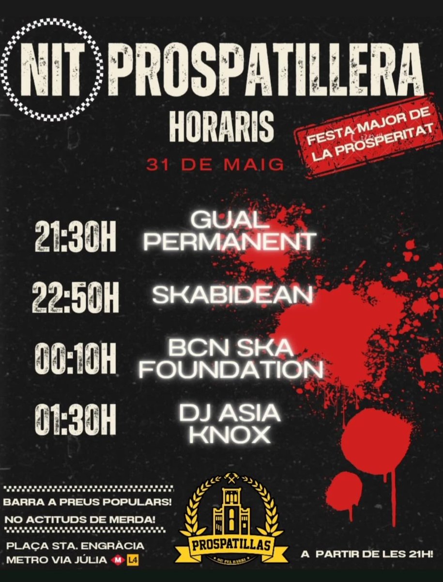 Recordatori! Que això és avui i de gratelo!! Festa popular!!!!!!!