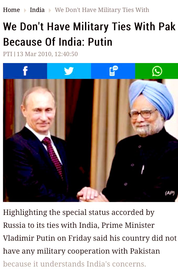 Once Russia was India’s close friend and solid ally.