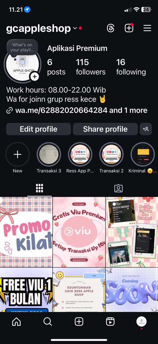 KENVTALL's tweet image. PAGI EVERYONE!!

Kita para admin gc Appleshop sedang mencari resseller yang amanah ! siapa ni yang mau ikut masuk ke grupp?? no cee no target ko gess 💓😊

ini spillan medsos dan jugaa grup kita yaa ☝🏻

#zonauang #zonaba