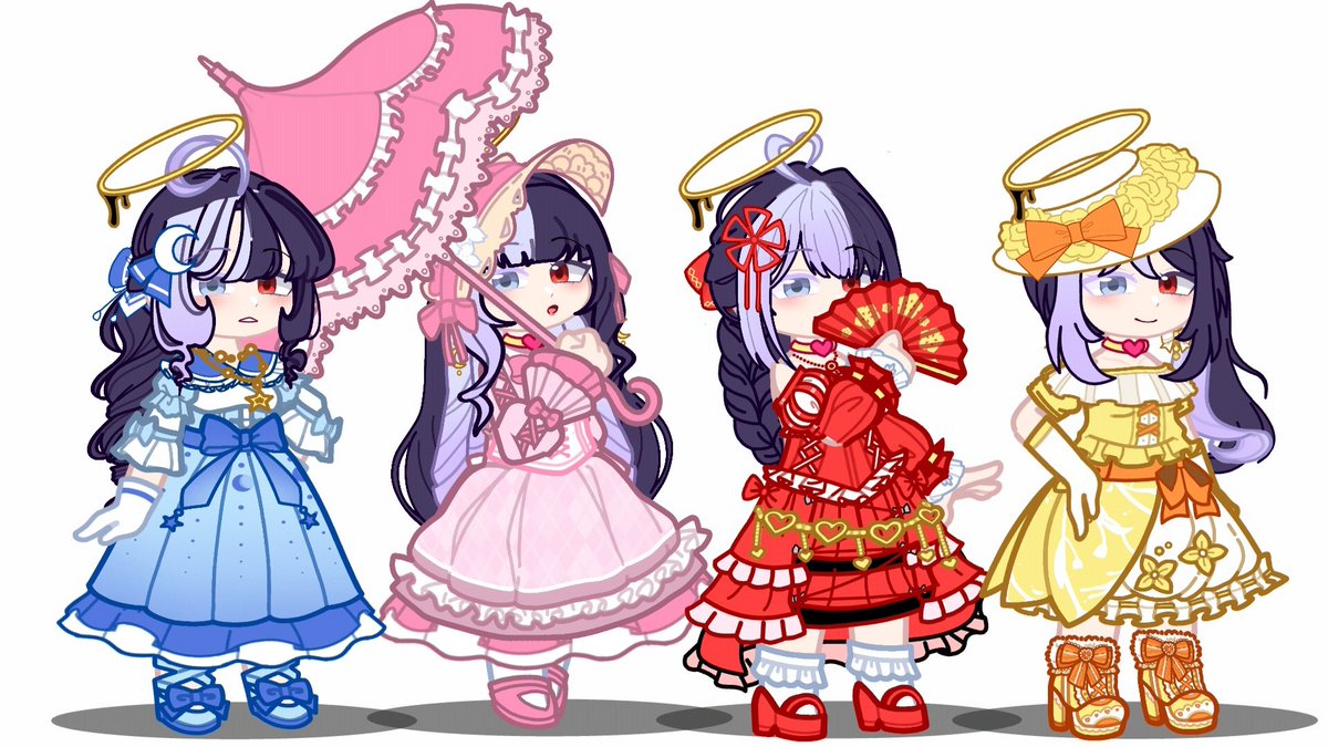 Can't believe I began May in 450 and gonna finish with 560+ be like, it's 110 followers IN A MONTH!!!
Thankuuuu all really, really, REALLY much 💞 and have Ellise in some pretty manwha-like outfits I made in Gacha Nebula