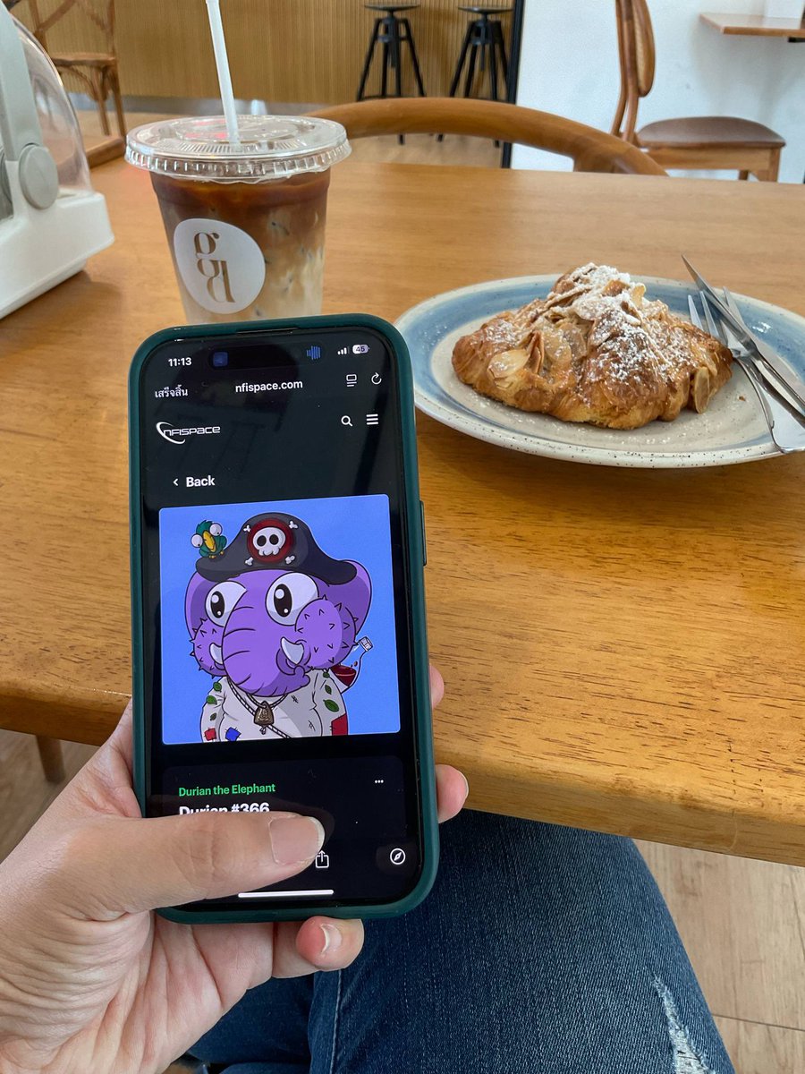 <a href="/nfispace/">NFISpace</a> Coffee of Me?  😁☕️
<a href="/nfispace/">NFISpace</a> #DurianTheElephant
