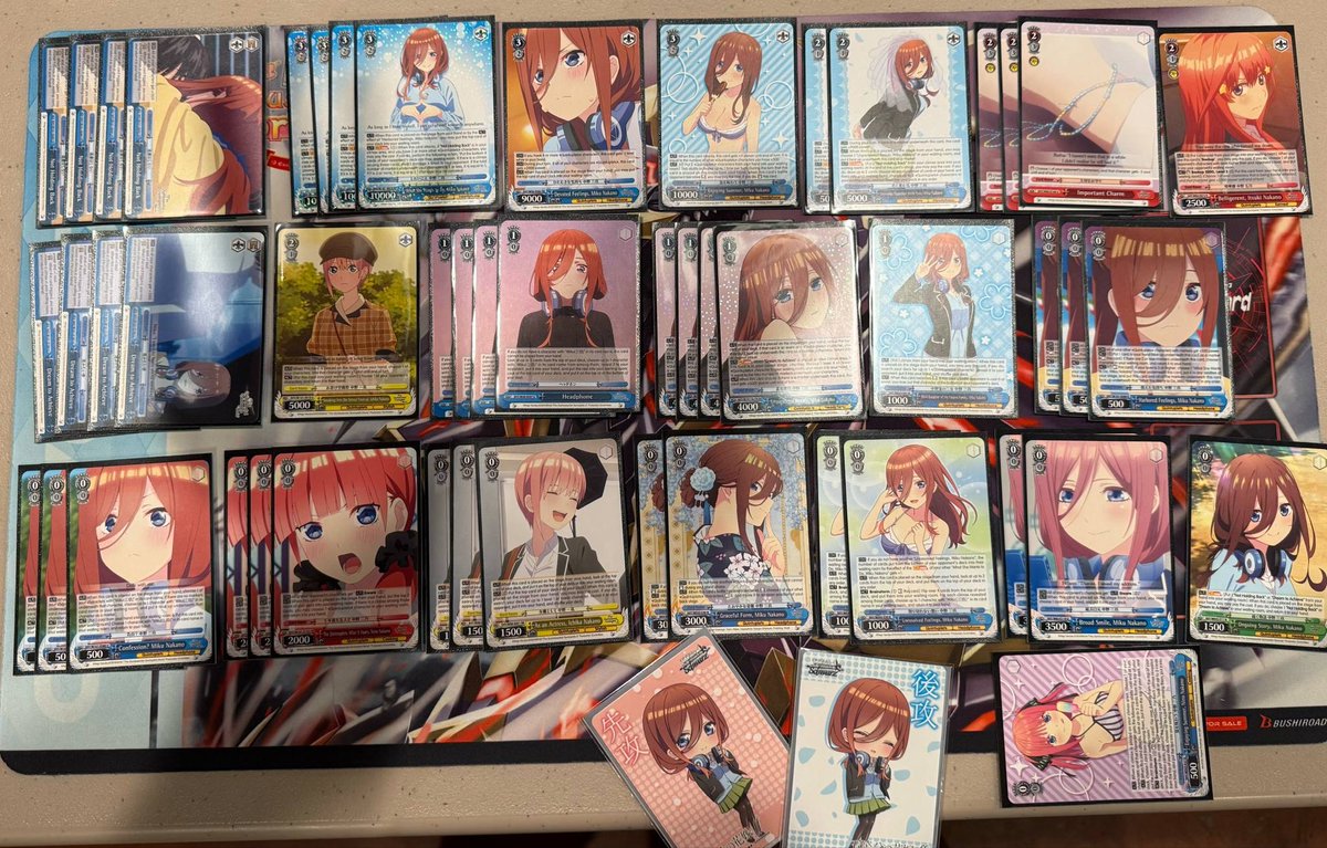 NVIMAX <a href="/nvimaxcollect/">NVIMAX Collectibles</a> (Locals/ショップ大会)
12 Players, 3 Rds Swiss
#ws2tcg #ヴァイスシュヴァルツ
1⃣Kevin T. - Nikke (5 Gate/3 Pants)
2⃣<a href="/Tythanin_Sakshi/">Tythanin</a> Gakuen iDOLM@STER (Gate/Pants)
3⃣<a href="/yumioi1993/">yumioi</a> Bunny Girl Senpai ※英語 (8 Gate)
4⃣Steven T. - Quints (8 Pants)
