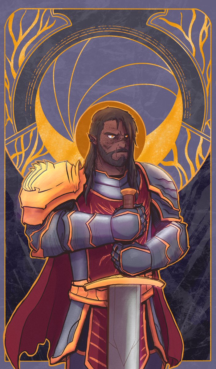 mo_draws_stuff's tweet photo. I’ve done a couple of drawings of my Tavs so here’s my Paladin Eadric and my Bard Remy! #IGMvsHIDT https://t.co/C6fzGZA1Ho