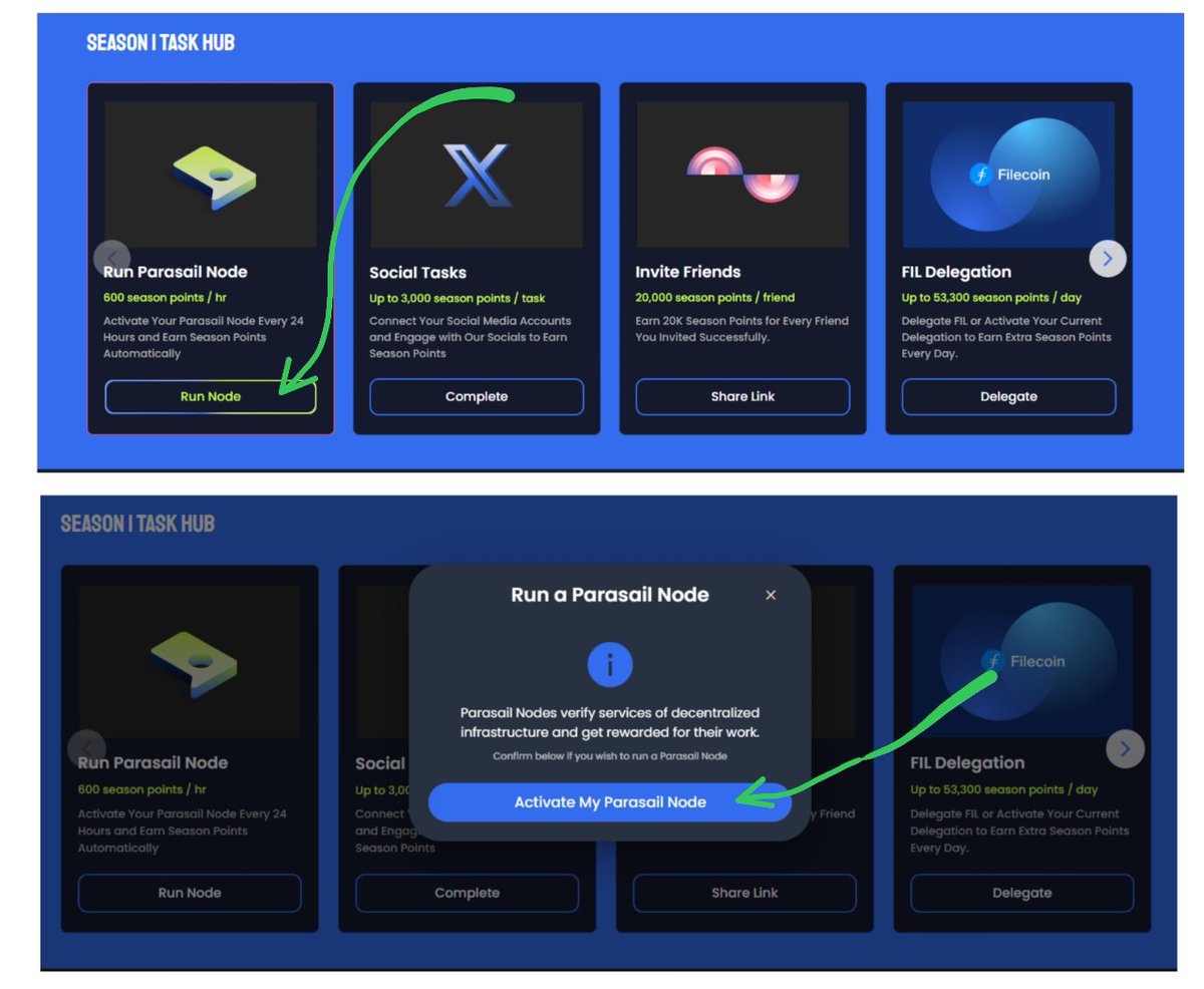 🪂🪂 Easiest Guide to Mine Parasail FREE Node!

🔹 $4M+ Backed Project
🔹 100% FREE – No Cost at All

🪙 Start Earning in 2 Simple Steps:

1️⃣ Connect your wallet: tinyurl.com/ParasailClaim
2️⃣ Scroll down &amp; hit "Run Parasail Node"

💰 Earn 6,000 Points Every 24 Hours
🪂 More Points