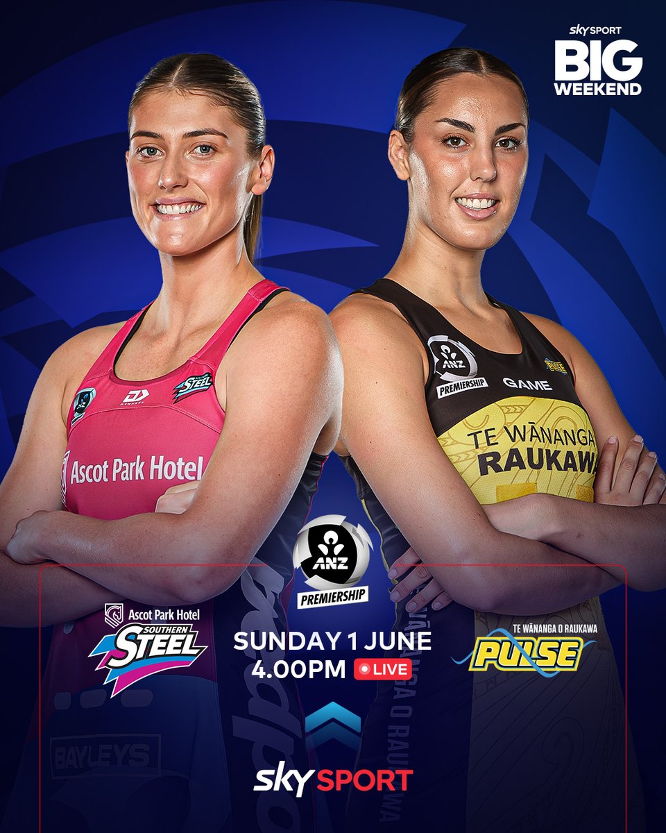 After losing a close one last week against the Mystics, can the Steel bounce back against the Pulse?

The ANZ Premiership LIVE this BIG WEEKEND on #SkySportNZ