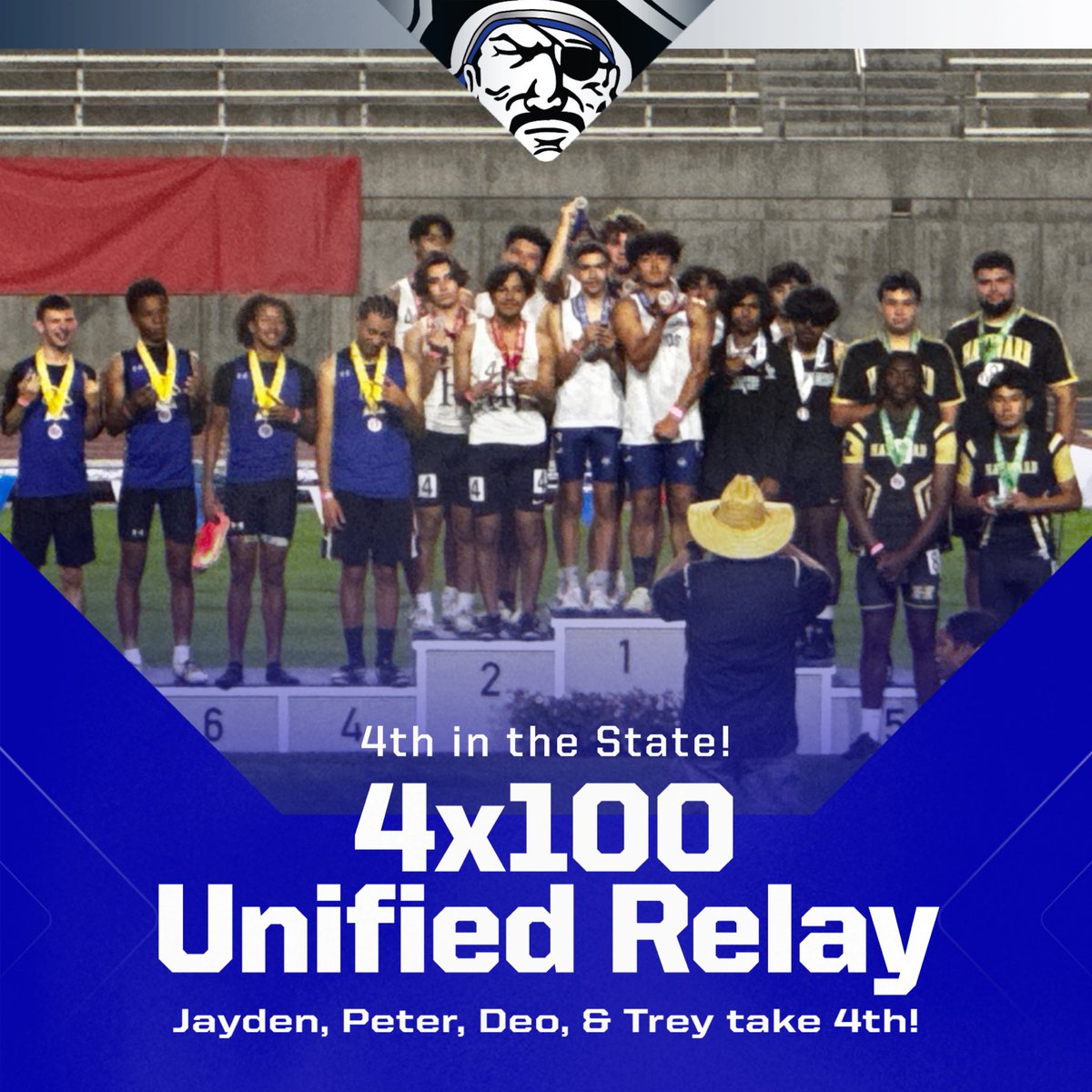 Jason Soderlund (@mrsodawuhs) on Twitter photo Wheatland 4x100 unified relay team takes 4th place at the State Meet! Such a great experience for our athletes. <a href="/jtlarson/">Jeffrey T Larson</a> <a href="/SacBee_JoeD/">Joe Davidson</a> <a href="/WCPSacramento/">West Coast Preps Sacramento</a> <a href="/KCRA3HSPlaybook/">KCRA 3 H.S. Sports</a>
@KCRA3dapper
<a href="/heykevinjohn/">Kevin John</a>
<a href="/PremierPrepsNMP/">Nick Pecoraro</a> <a href="/WPirateFootball/">Wheatland Union High School Football</a> Wheatland 4x100 unified relay team takes 4th place at the State Meet! Such a great experience for our athletes. <a href="/jtlarson/">Jeffrey T Larson</a> <a href="/SacBee_JoeD/">Joe Davidson</a> <a href="/WCPSacramento/">West Coast Preps Sacramento</a> <a href="/KCRA3HSPlaybook/">KCRA 3 H.S. Sports</a>
@KCRA3dapper
<a href="/heykevinjohn/">Kevin John</a>
<a href="/PremierPrepsNMP/">Nick Pecoraro</a> <a href="/WPirateFootball/">Wheatland Union High School Football</a>