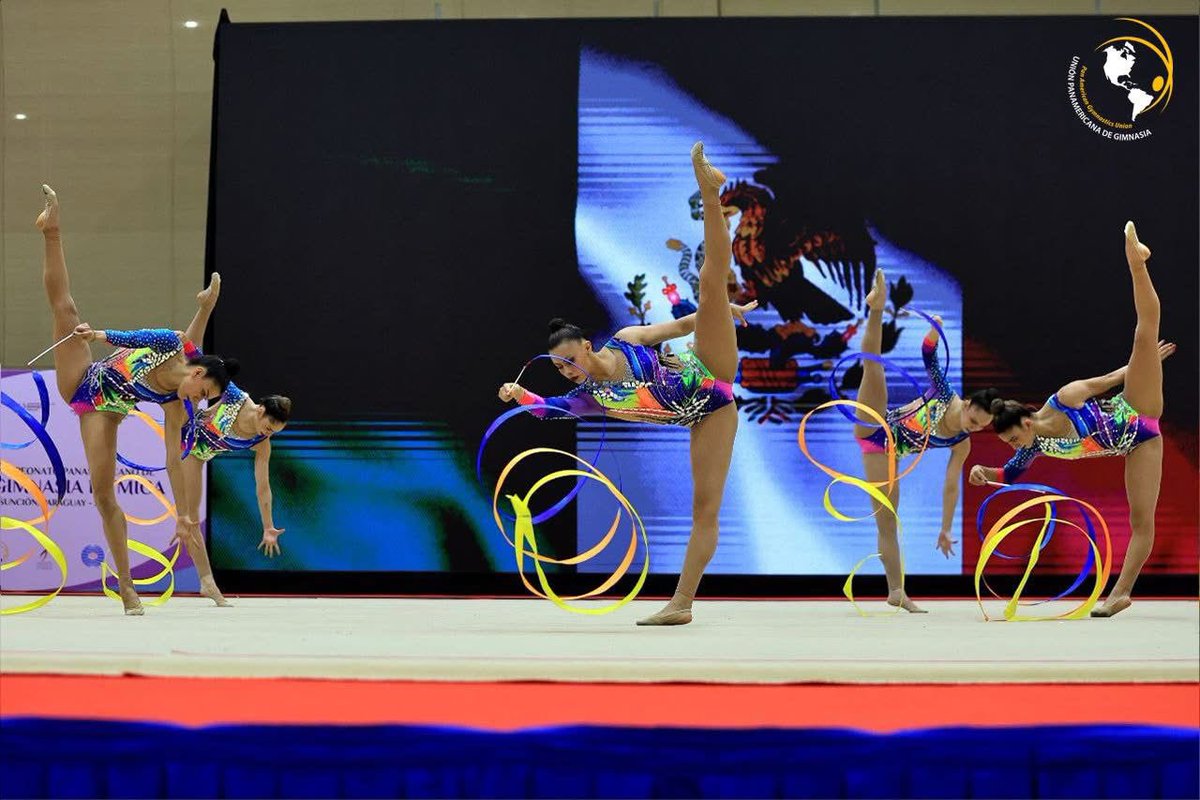 El conjunto nacional se instala en la final de la prueba 5 listones en el arranque del Campeonato Panamericano Senior de Gimnasia Rítmica 2025 en Asunción, Paraguay.

🤸‍♀️ Mañana compite en el ejercicio mixto.