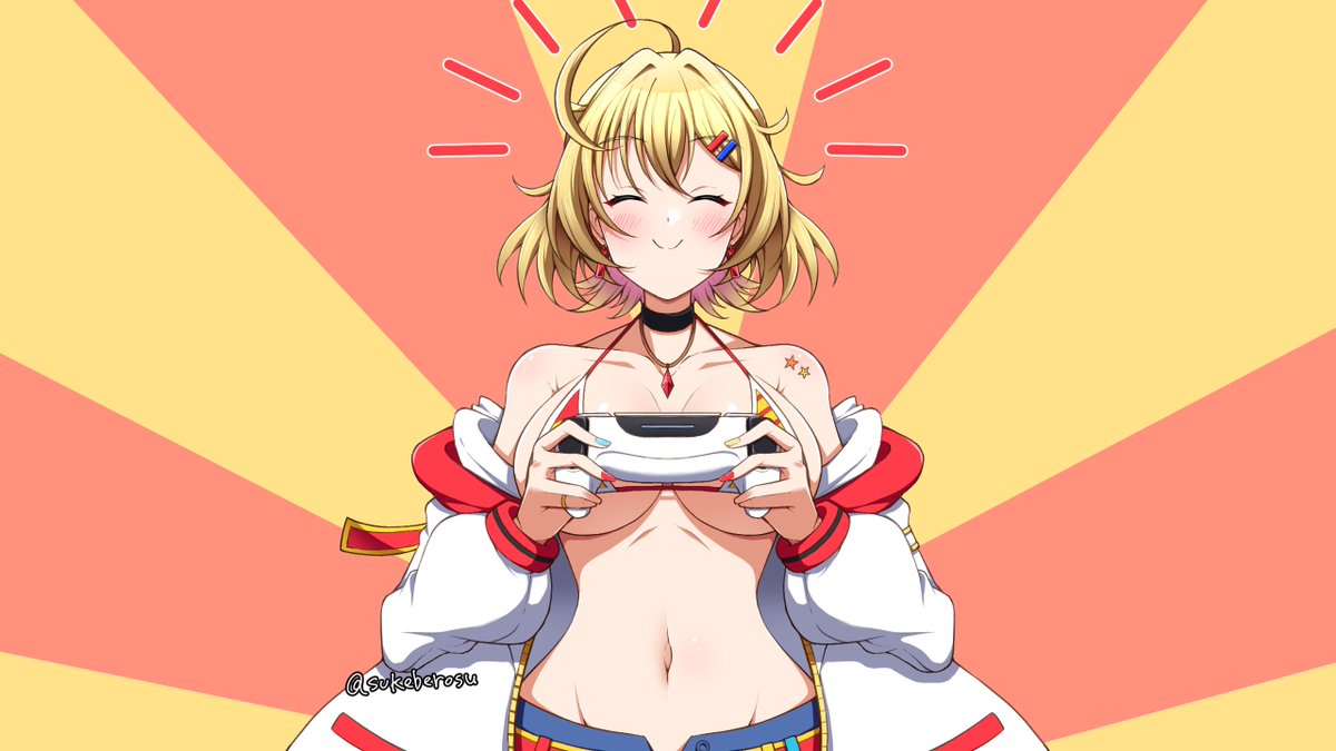 「昨日の配信でも紹介しましたがYoutubeのゲーム配信で使うサムネ完成しました!」|スケヴェロス@4/2絶唱11のイラスト