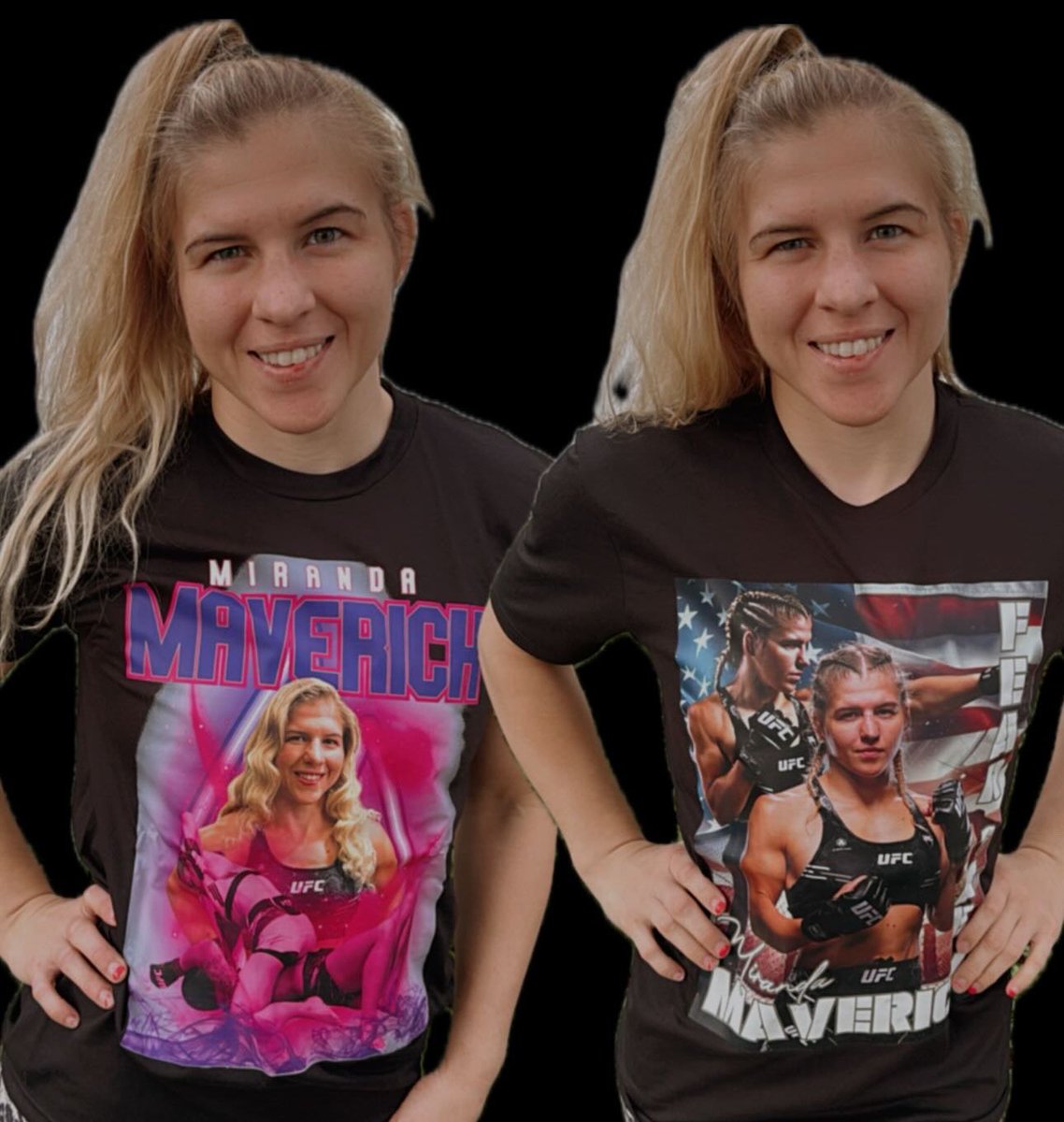 Fight shirts are here- 2 design options! Go get them at the link in my bio fearthemaverick.com! Only 2 weeks until the big night 💪🏼

Thank you @oddsmokermma for the designs, @g7apparelbrand  for the creation, and to my sponsors supporting me @rock_your_glock