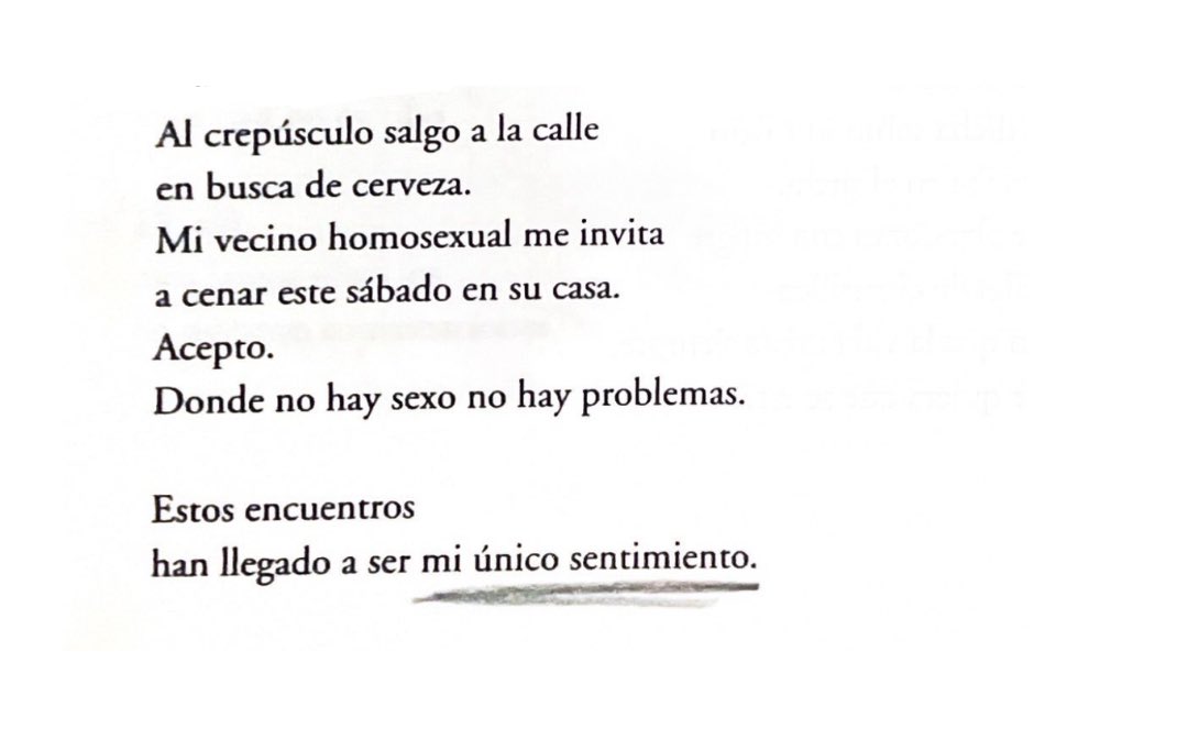 volviendo a casa con dolor de panza de tanto reírme con las chicas pensando en este poema de Estela Figueroa