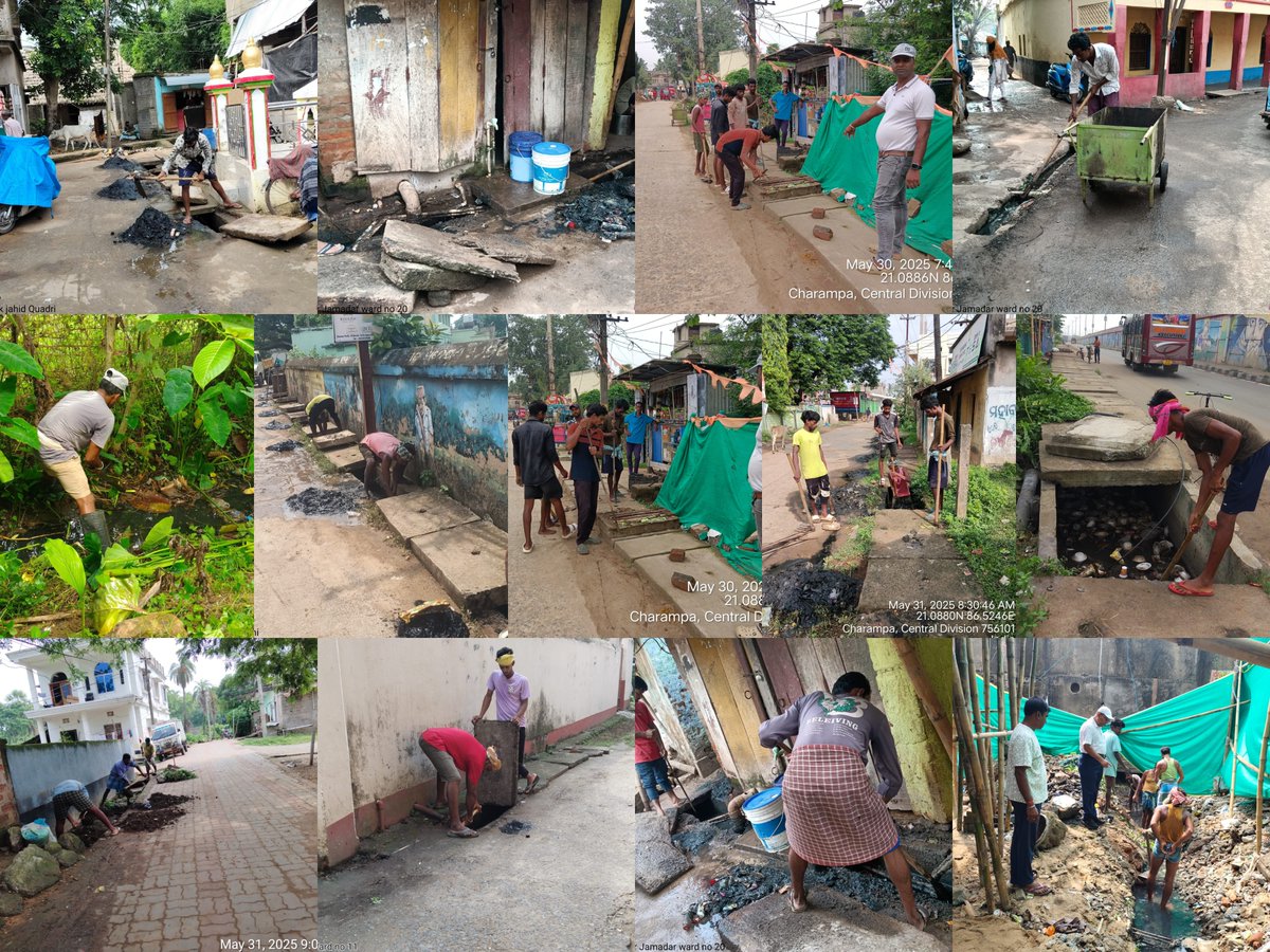 Bhadrak Municipality (@eobdkmunicipal) on Twitter photo Drain Cleaning at different locations of Bhadrak Municipality.
<a href="/DUDADPMUBHADRAK/">DUDA DPMU Bhadrak</a> <a href="/HUDDeptOdisha/">H & UD Dept</a> <a href="/DM_Bhadrak/">District Administration,Bhadrak</a> Drain Cleaning at different locations of Bhadrak Municipality.
<a href="/DUDADPMUBHADRAK/">DUDA DPMU Bhadrak</a> <a href="/HUDDeptOdisha/">H & UD Dept</a> <a href="/DM_Bhadrak/">District Administration,Bhadrak</a>