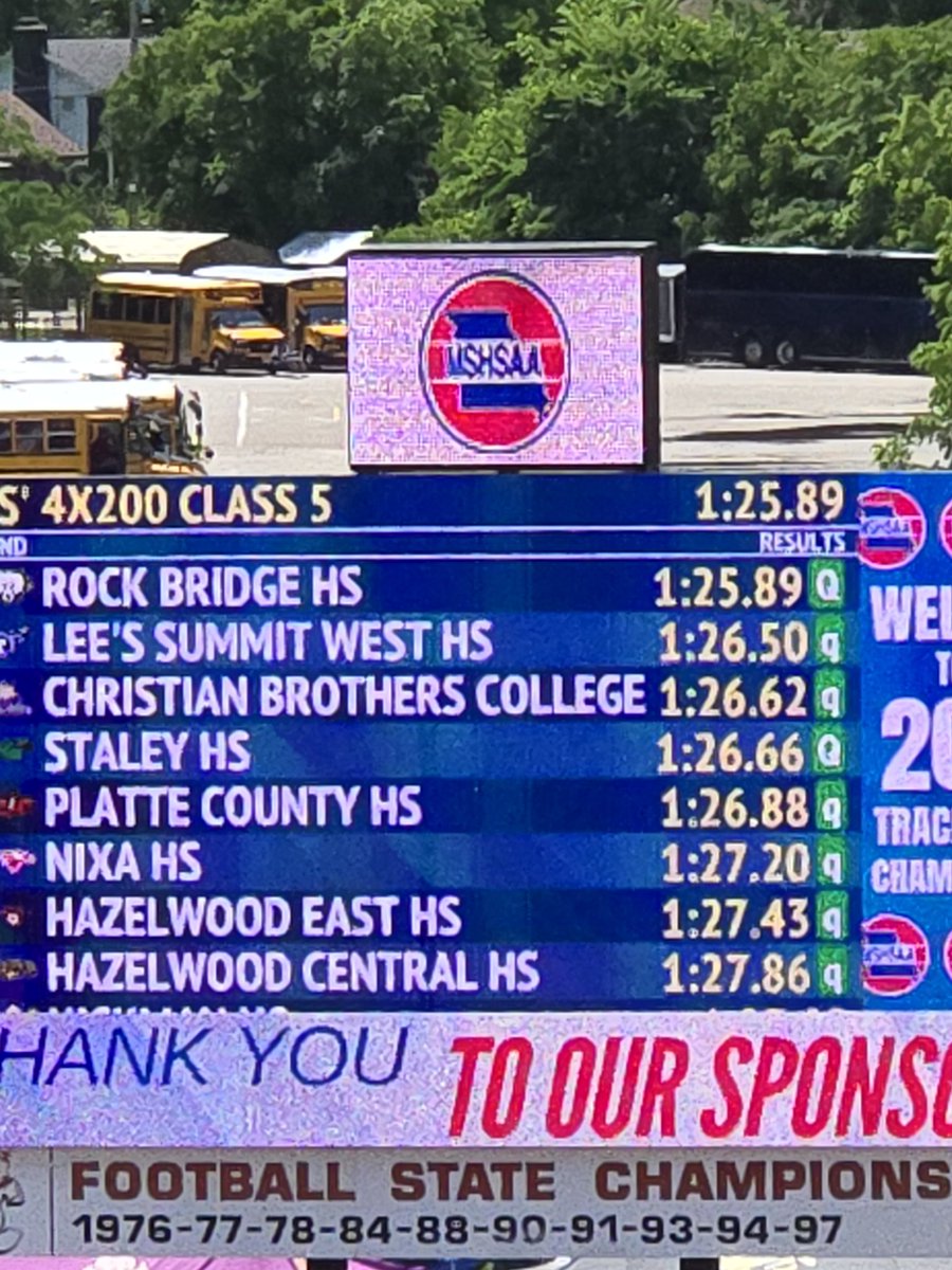 cadettrack1's tweet image. Another 4x200 School Record!! Finals Tomorrow
C. Freeman, V. Williams, N. McClellan, J. Leicht
Cothrine and Woodard to compete in the 100m final and shot put.
#cbccadets
#cbchighschool